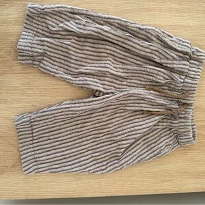 Zara Kids Striped Gray Joggers